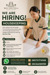 lowongan kerja houskeeping