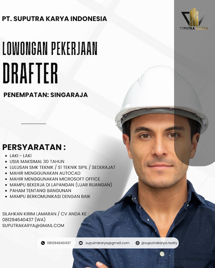 lowongan kerja drafter