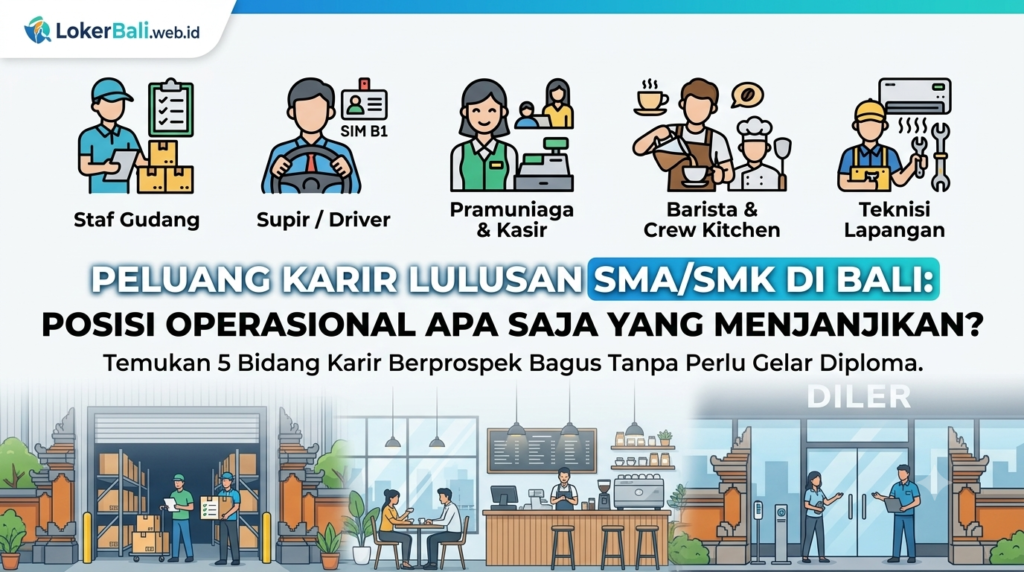 lowongan kerja lulusan sma/smk